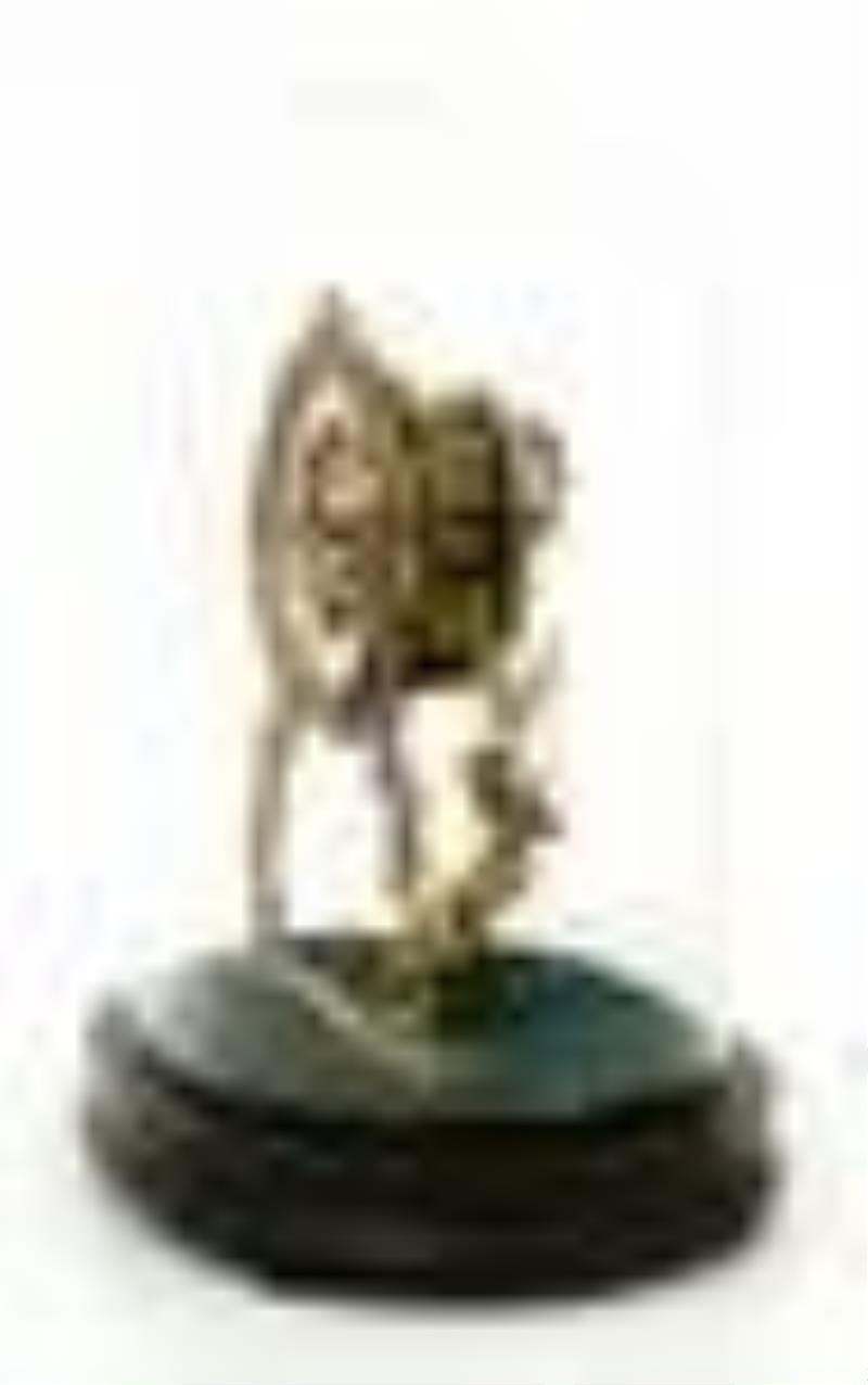 French Swinging Doll Clock