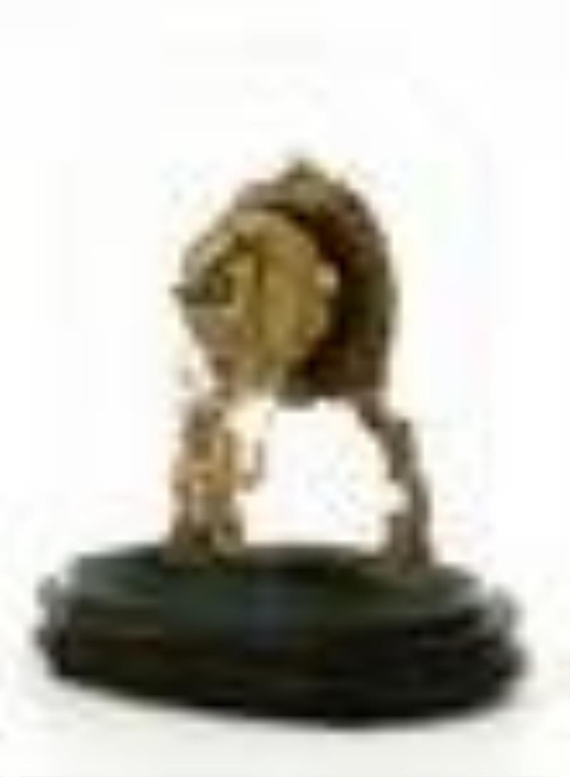 French Swinging Doll Clock