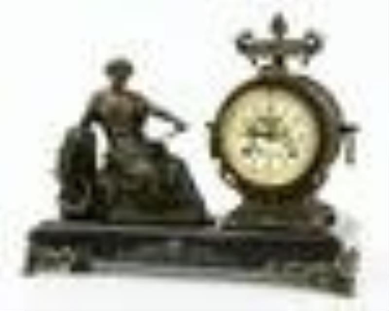 New Haven Clock Co. \\\”Clotho\\\” Mantel Clock