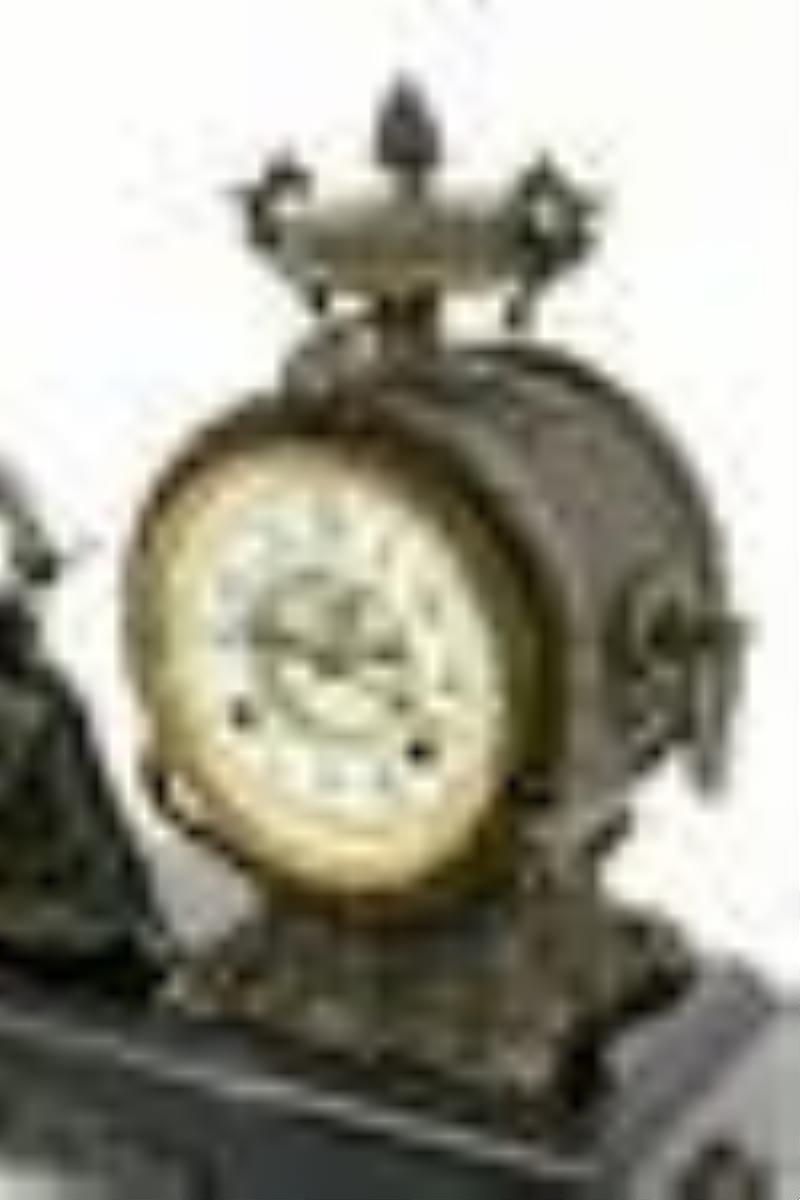 New Haven Clock Co. \\\”Clotho\\\” Mantel Clock