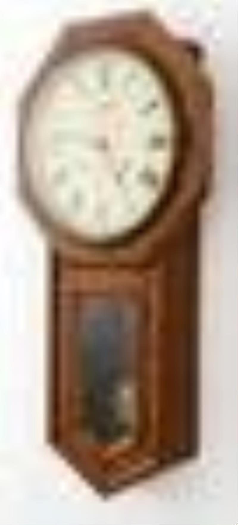 Seth Thomas \\\”World\\\” 15-Day Wall Clock
