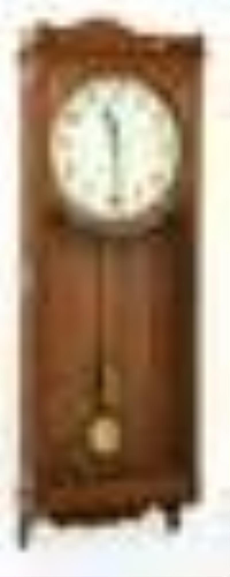 American Oak Wall Regulator Clock