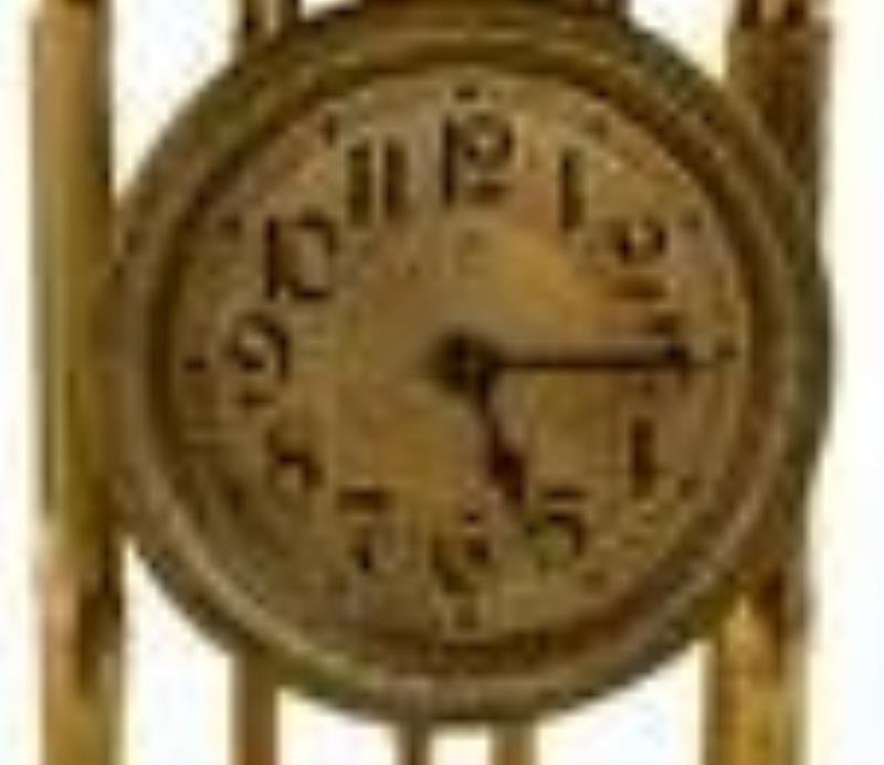 German 400-Day Torsion Pendulum Bandstand Clock