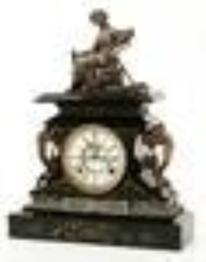 Ansonia Clock Co. \\\”Rosalind\\\” Mantel Clock