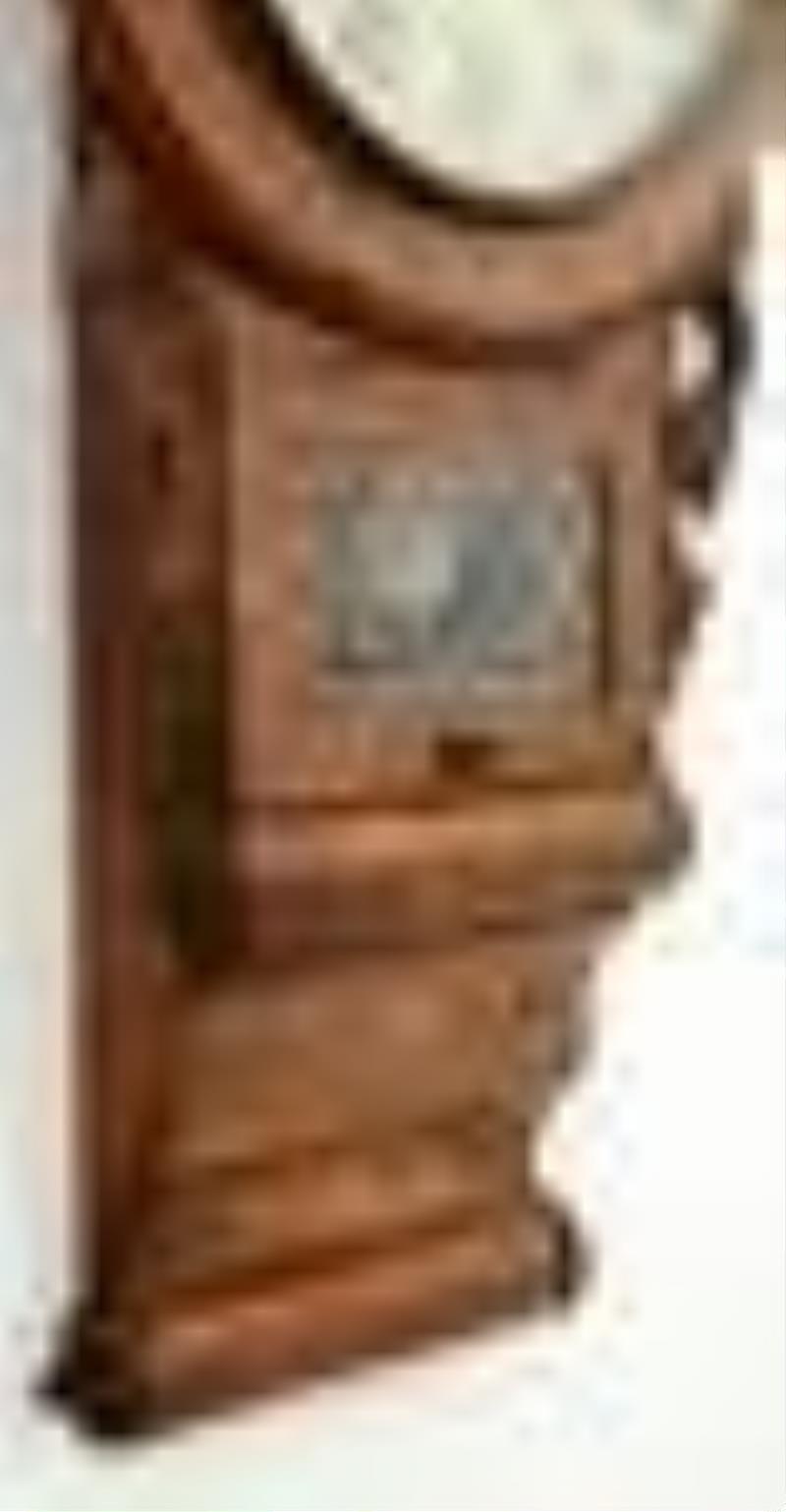 New Haven Clock Co. \\\”Anglo-American\\\” Wall Clock