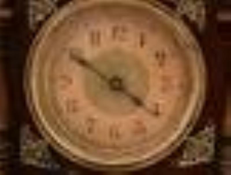 German Musical Clock with Dog