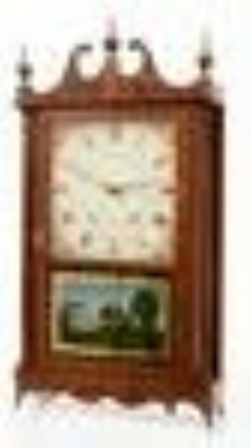 Eli Terry & Sons Pillar & Scroll Shelf Clock