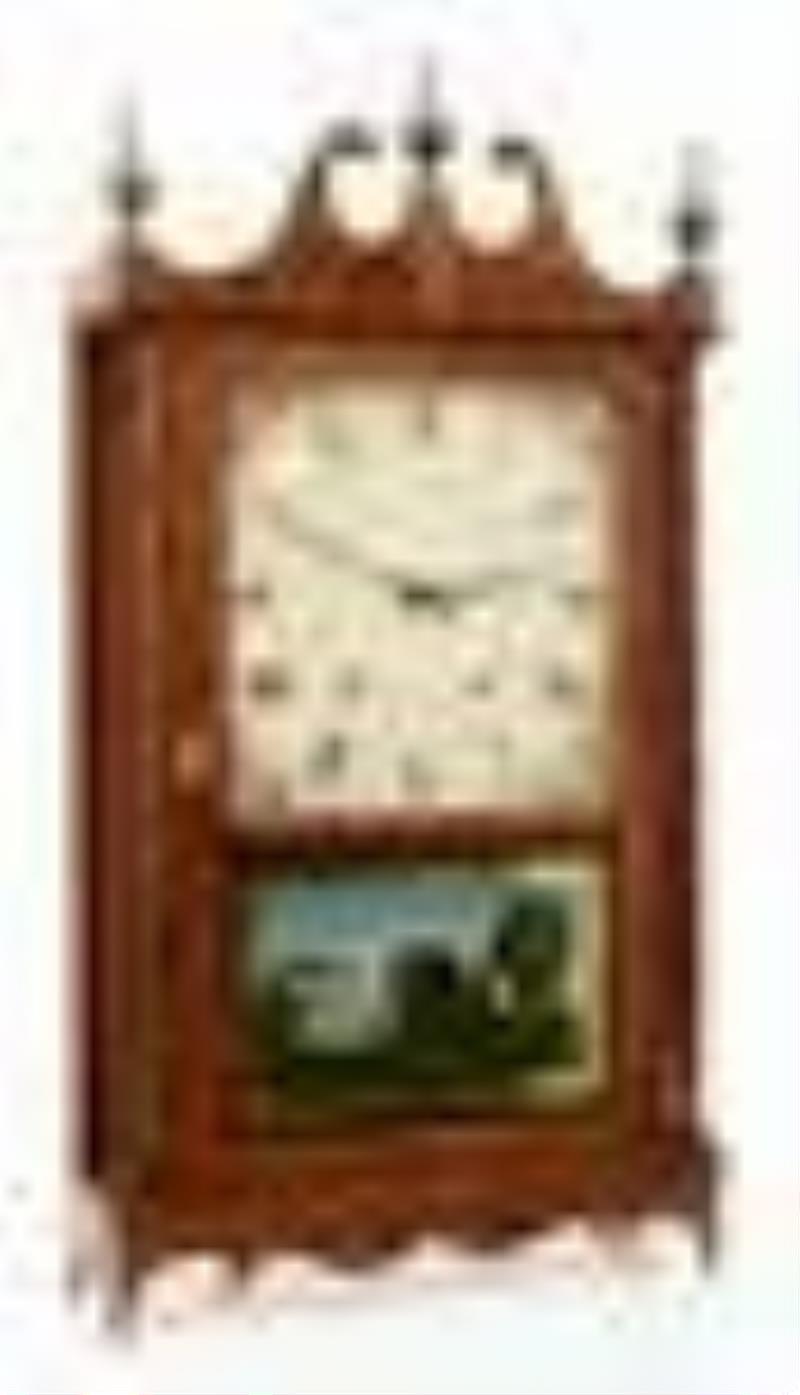 Eli Terry & Sons Pillar & Scroll Shelf Clock