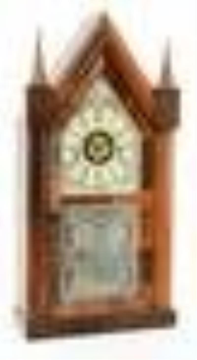 Chauncey Jerome Fusee Steeple Shelf Clock
