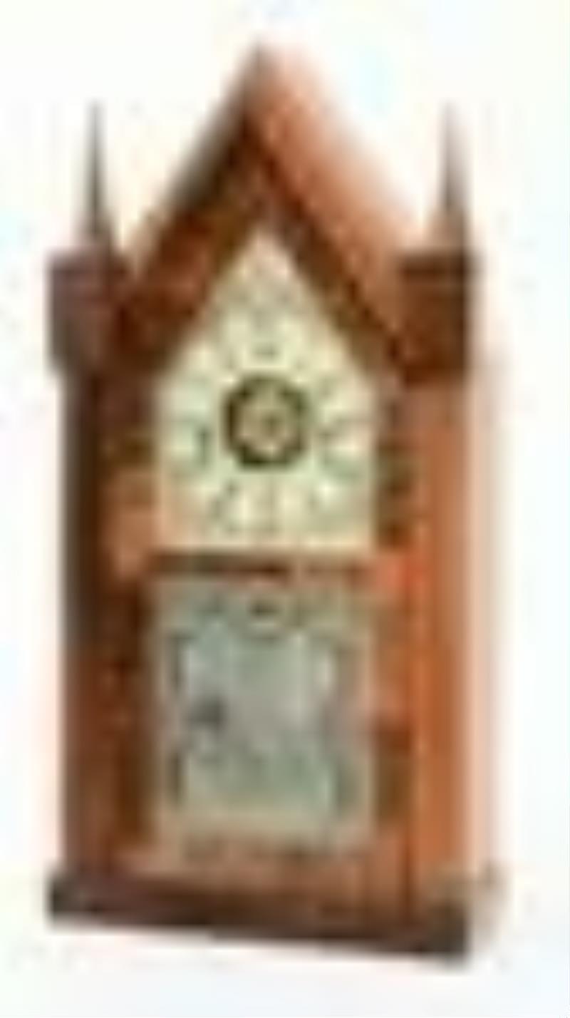 Chauncey Jerome Fusee Steeple Shelf Clock