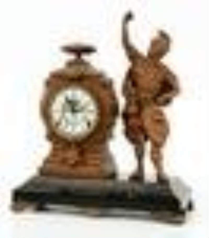F. Kroeber Clock Co. \\\”Montana\\\” Mantel Clock