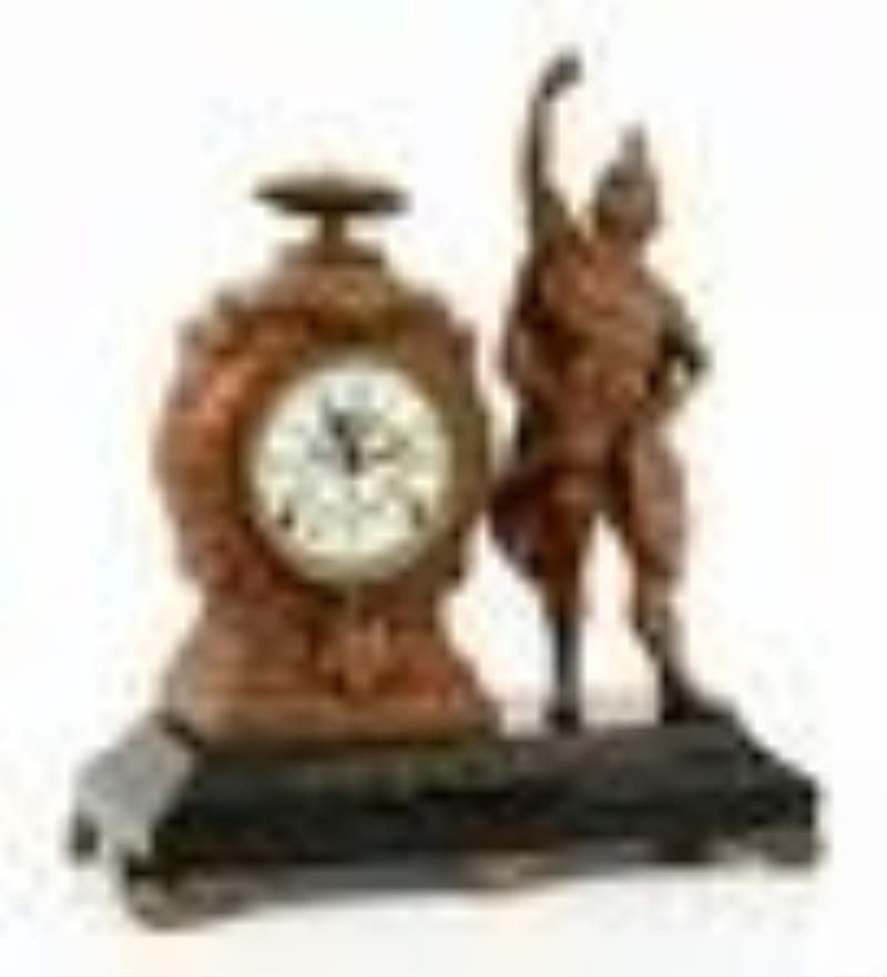 F. Kroeber Clock Co. \\\”Montana\\\” Mantel Clock