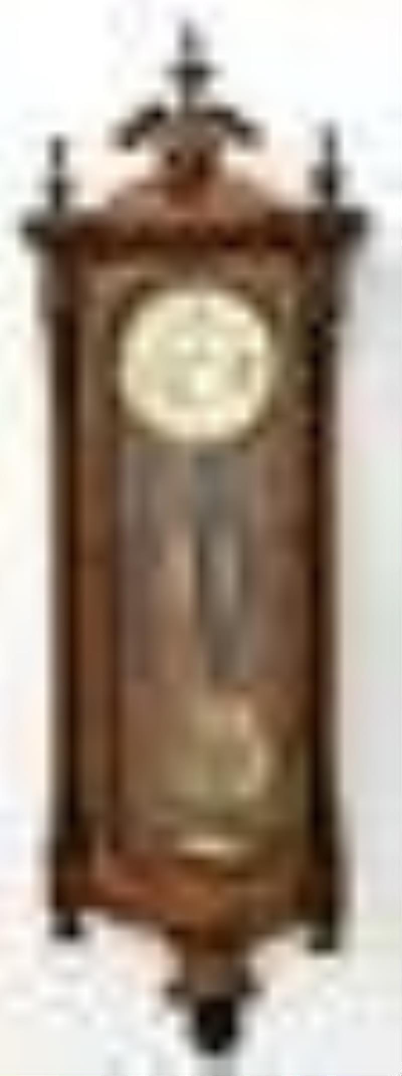 Alt Deutsch Two-Weight Vienna Regulator Clock