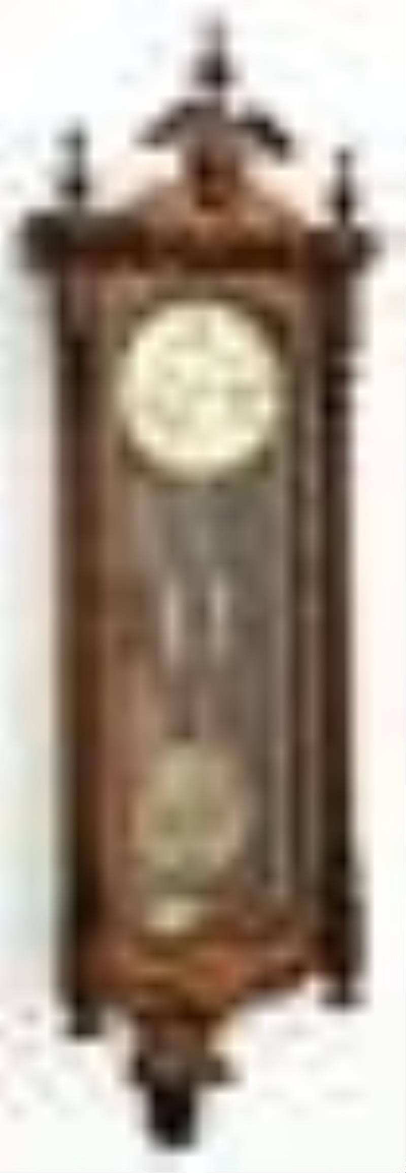 Alt Deutsch Two-Weight Vienna Regulator Clock