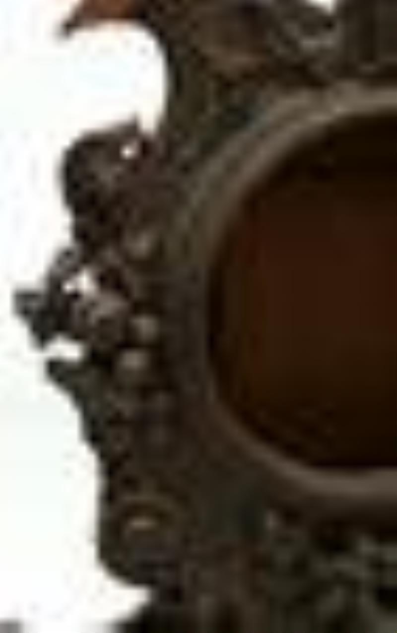 American Carved Oak Clock Case