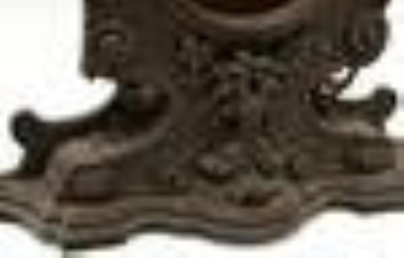 American Carved Oak Clock Case