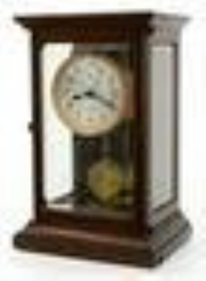 Poole Mfg. Co. Crystal Regulator Clock