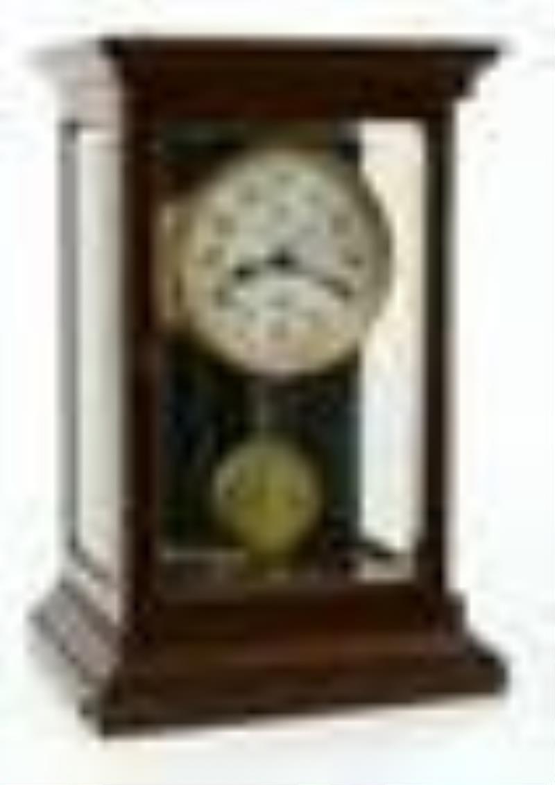 Poole Mfg. Co. Crystal Regulator Clock