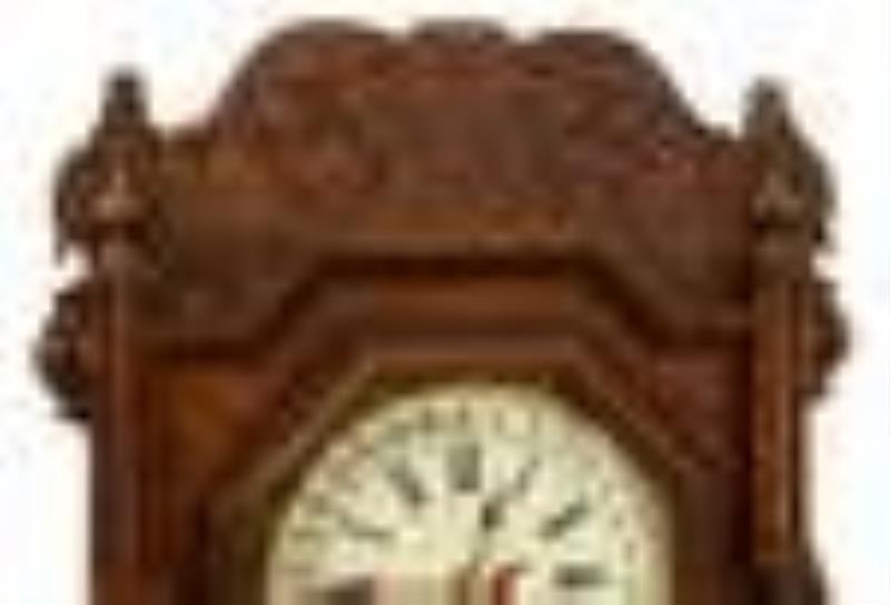 Waterbury Clock Co. \\\”Lachine\\\” Calendar Mantel Clock