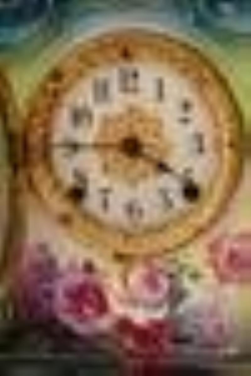 Ansonia Clock Co. Royal Bonn \\\”La Leine\\\” Mantel Clock