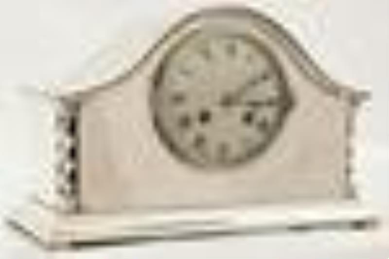 Art Deco Silver-Plated Mantel Clock, Retailed by Mappin & Webb