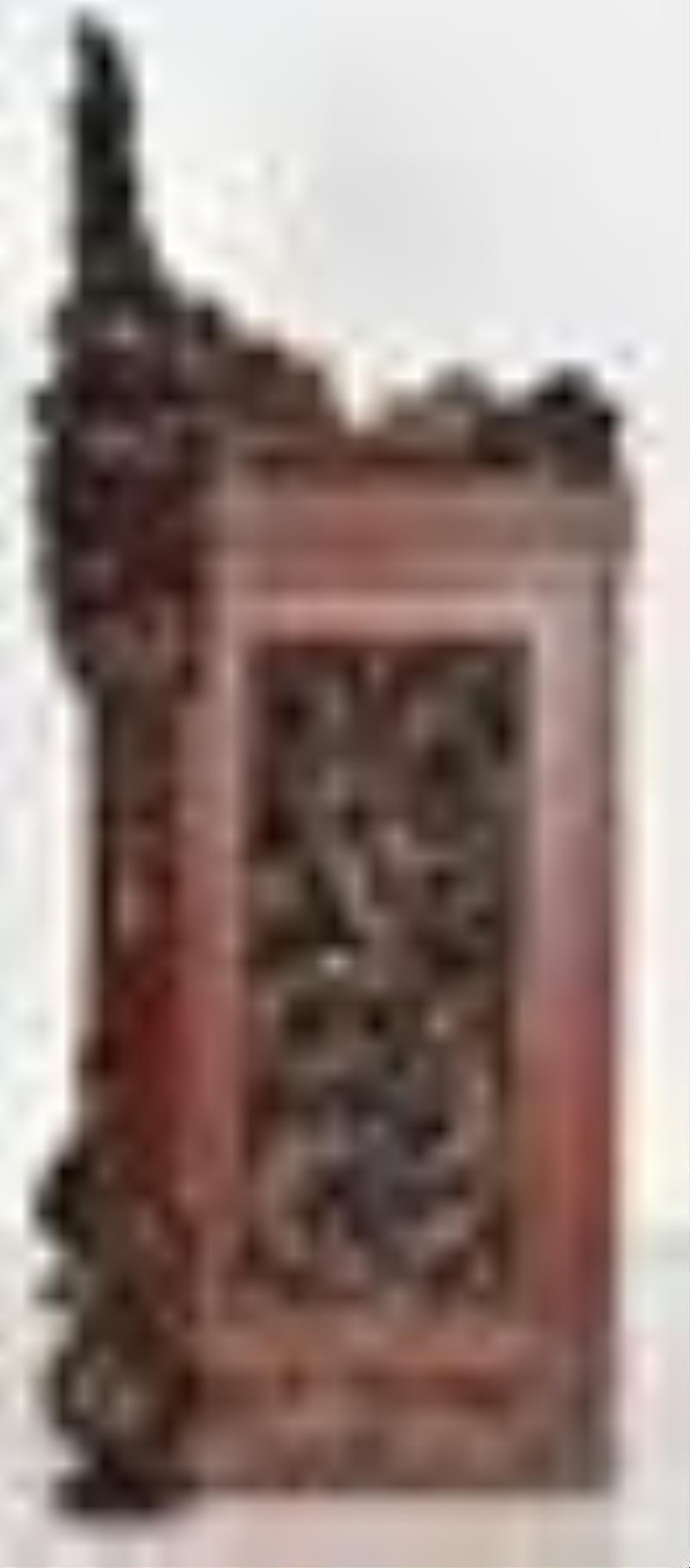 J.J. Elliott Triple Fusee Bracket Clock on Shelf