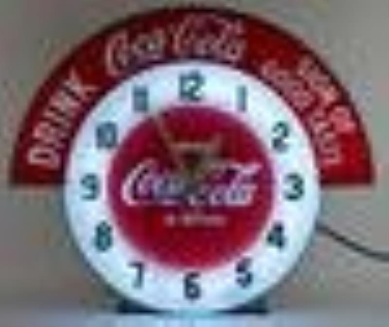 Coca-Cola Marquee Cleveland Clock