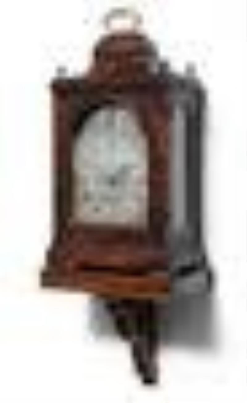 Ithaca Round Top Calendar Shelf Clock