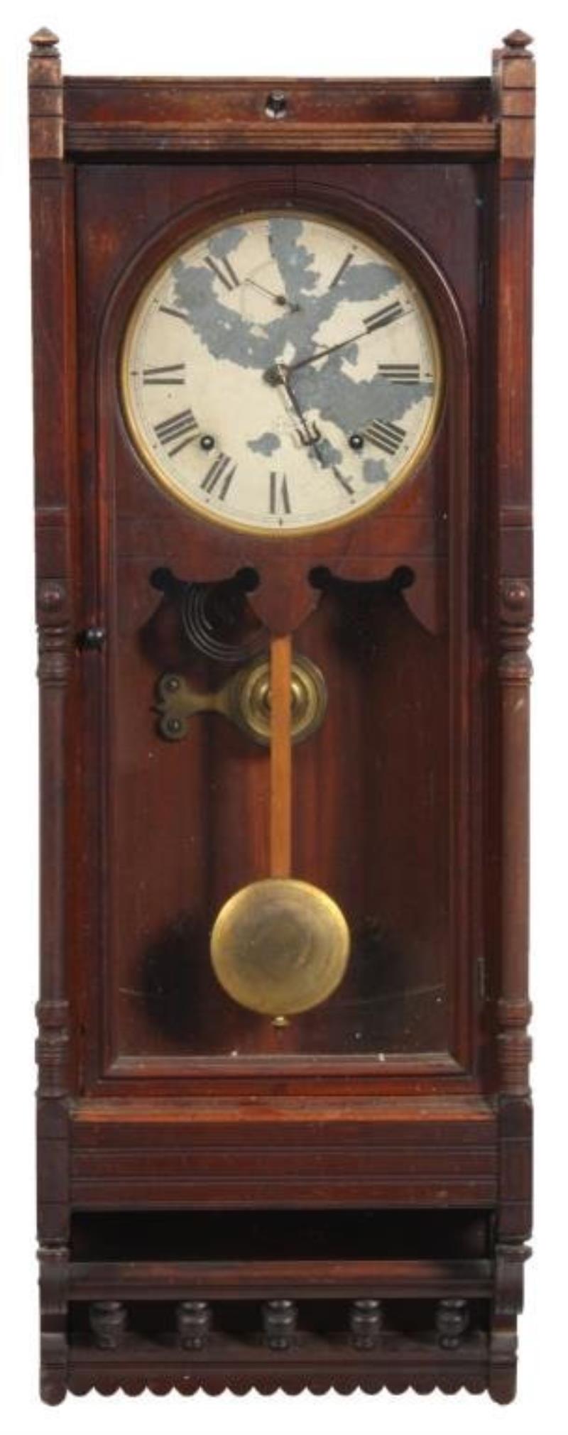 Seth Thomas Queen Anne Wall Clock