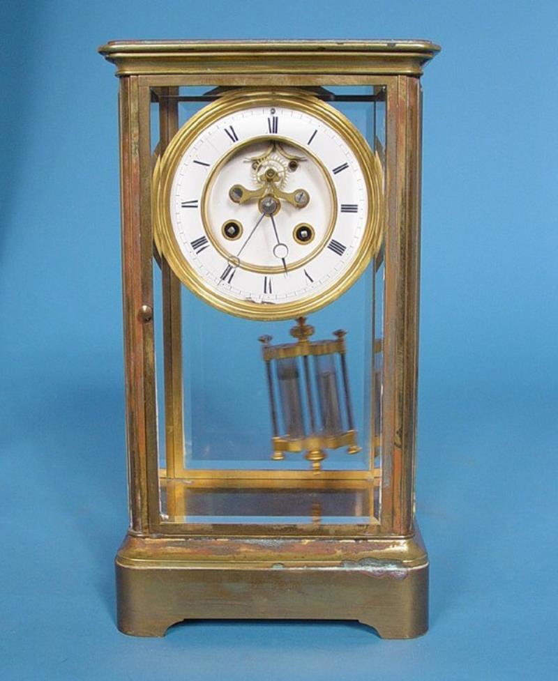 French S Marti, Paris Crystal Regulator Clock