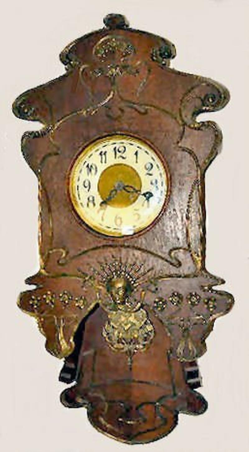 Lenzkirch Art Nouveau Open Well Clock