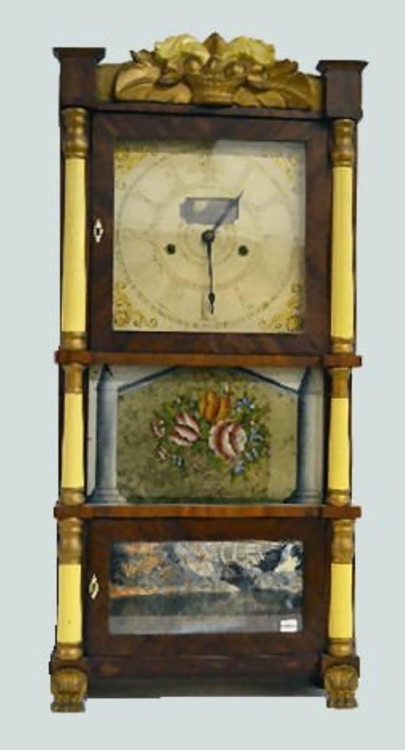 Upson, Merriman & Co. Triple Decker Clock