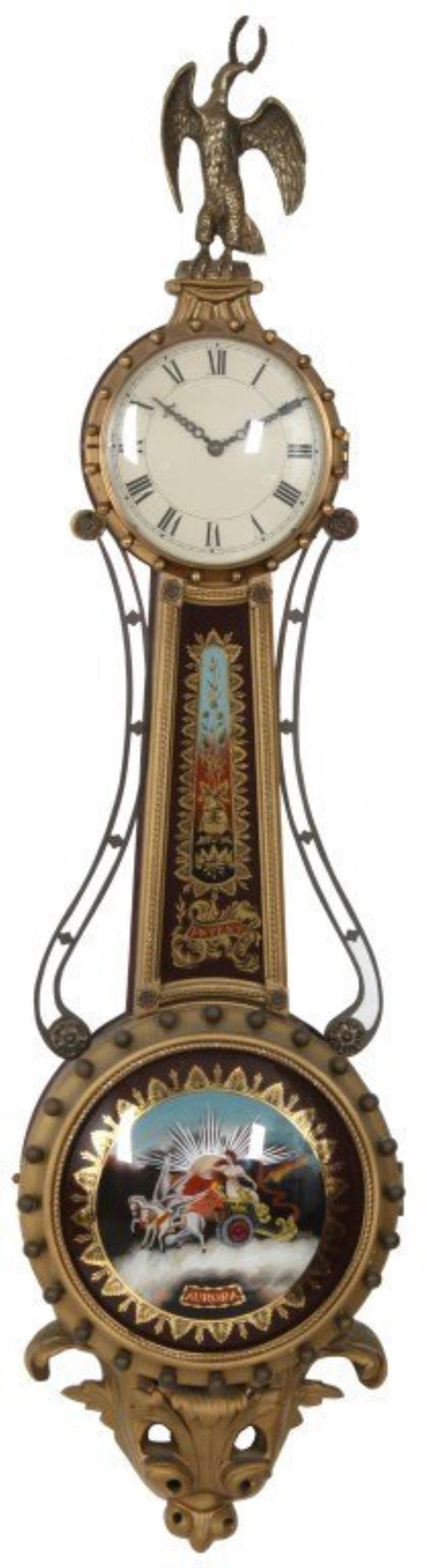 Custom Made Girandole Banjo Clock