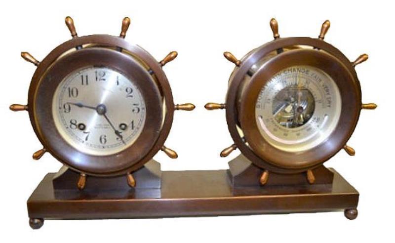 Chelsea “Claremont” Bronze Ship’s Bell Clock