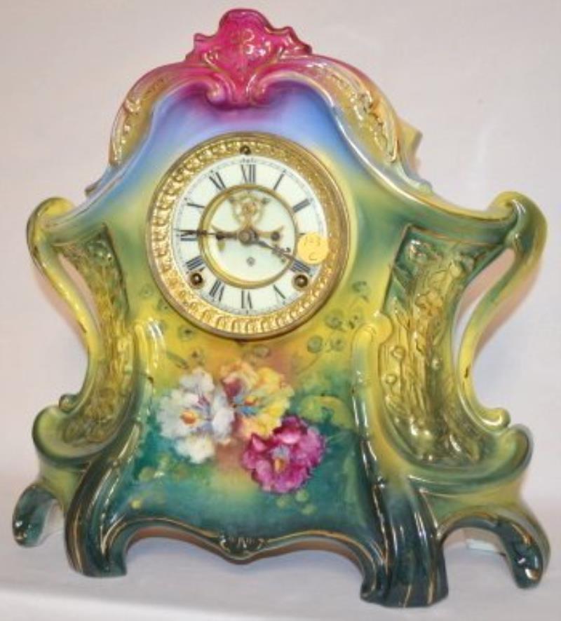 Ansonia Royal Bonn La Layon China Clock