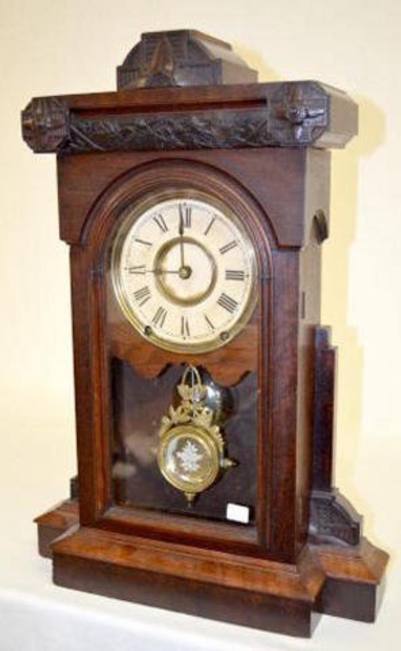 S.T. City Series “Pittsburgh” Walnut Shelf Clock