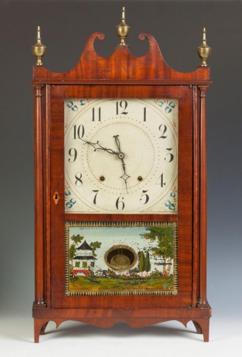 Eli Terry & Sons Pillar & Scroll Clock