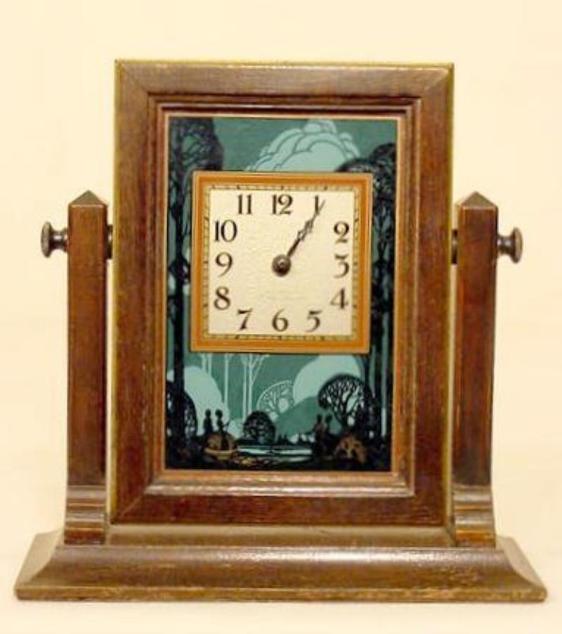 New Haven Wood Framed Desk Clock