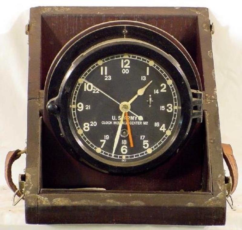 US Army Message Center Portable Clock