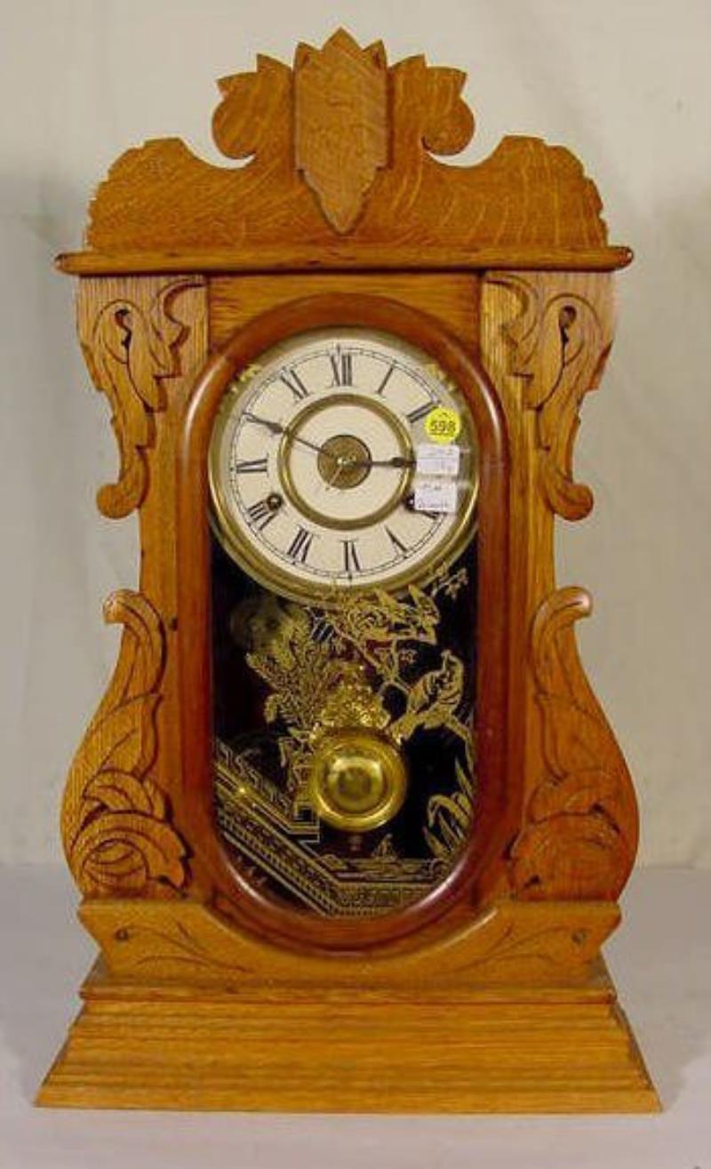 New Haven Oak “Quixote” Mantel Clock