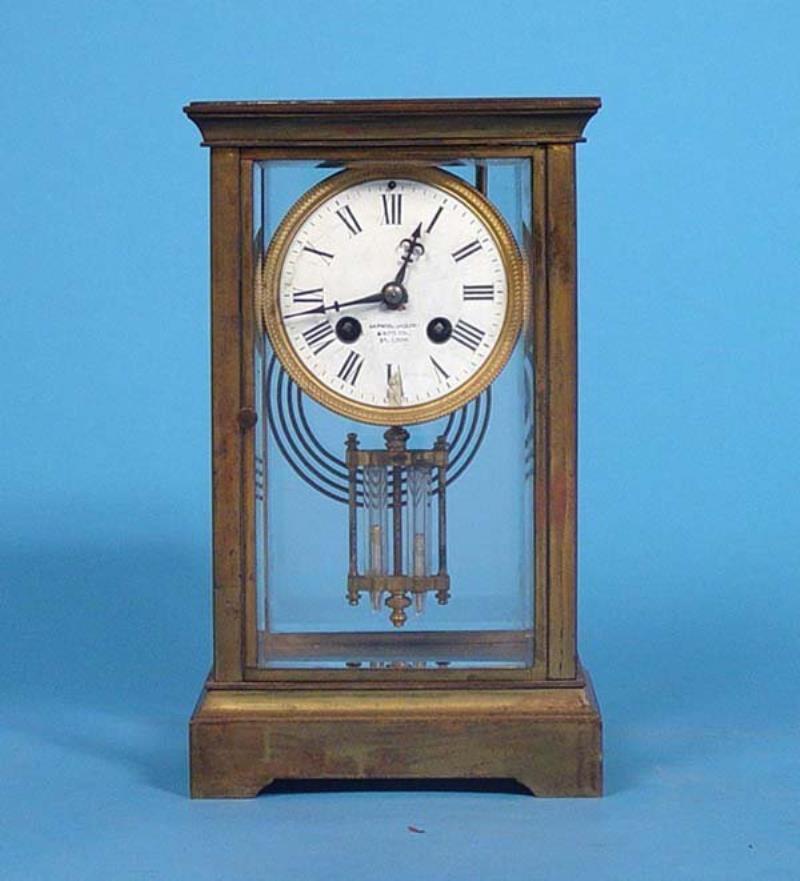 French Crystal Regulator Clock