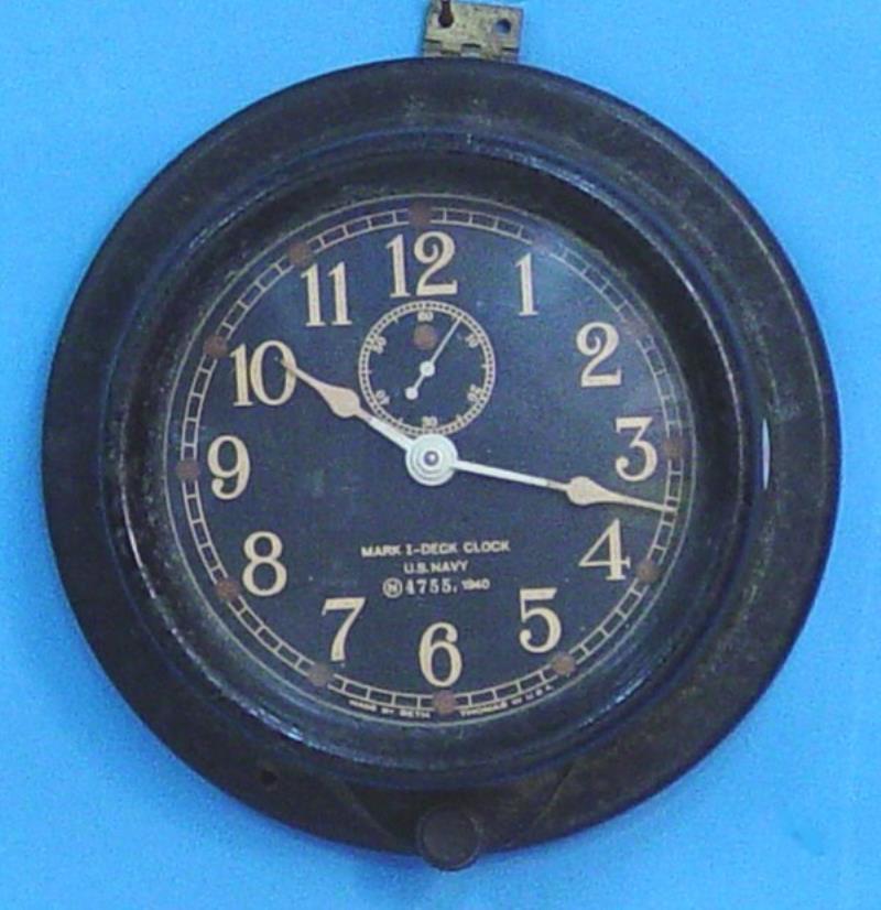 Seth Thomas US Navy Ships Clock