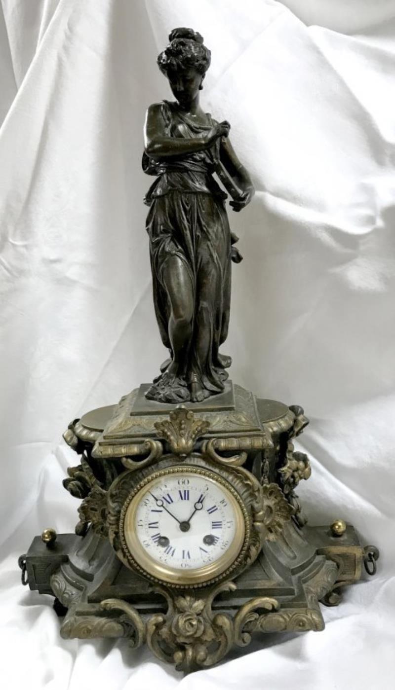 French Statue Clock – “S. Marti”