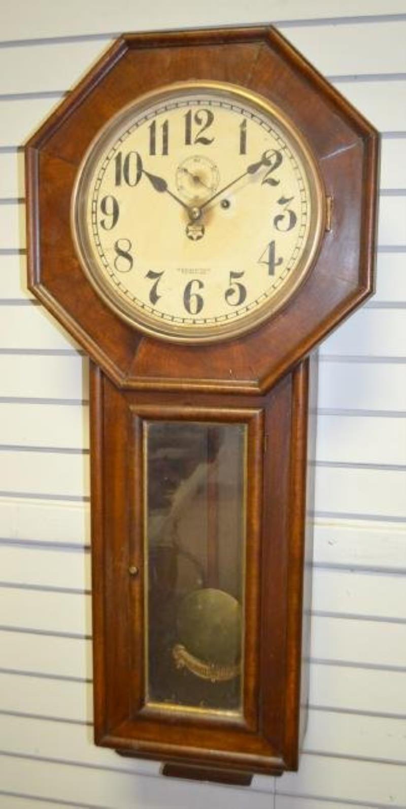 New Haven Mahogany Office #2 Wall Clock