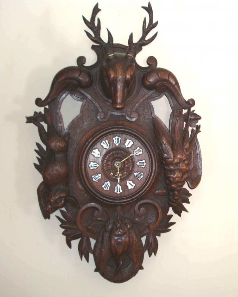 Carved Wall clock