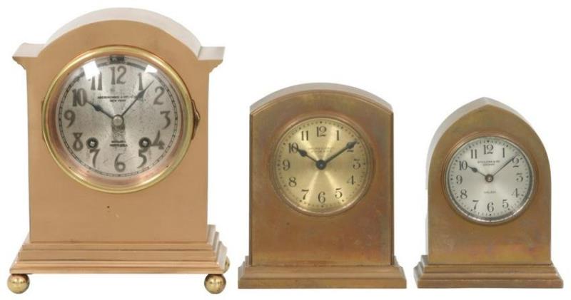 Three Chelsea Desk Clocks