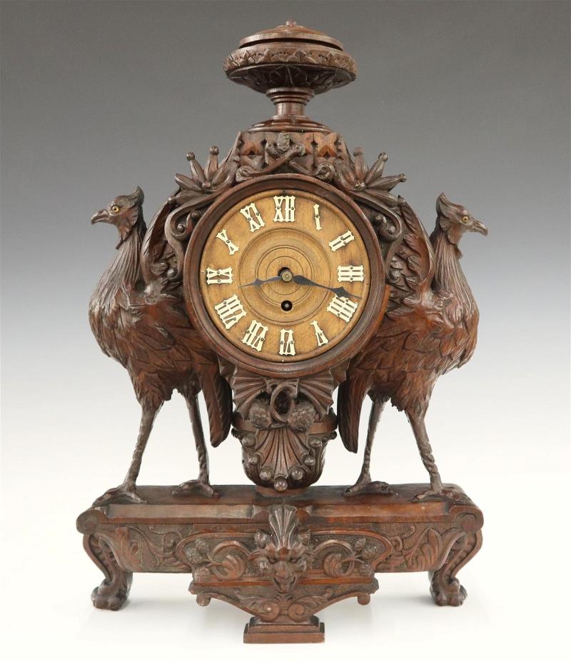 Austrian Figural Mantle Clock