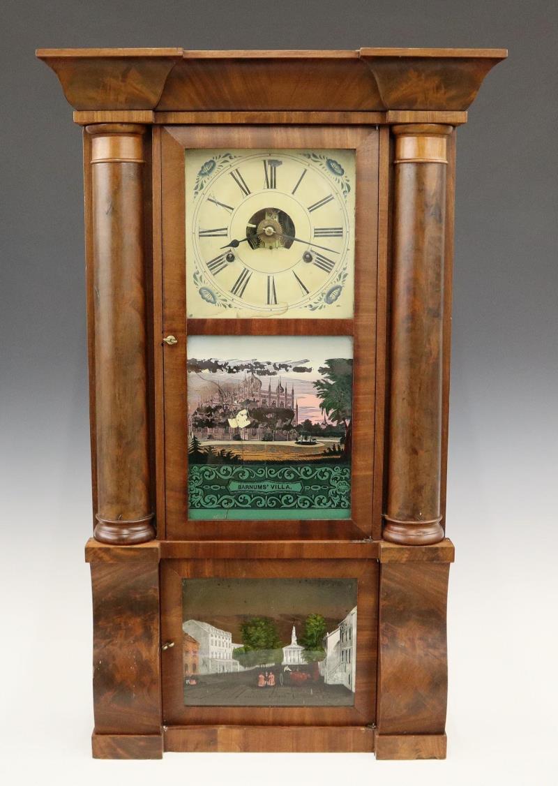 Birge, Peck & Co. Double Decker Shelf Clock