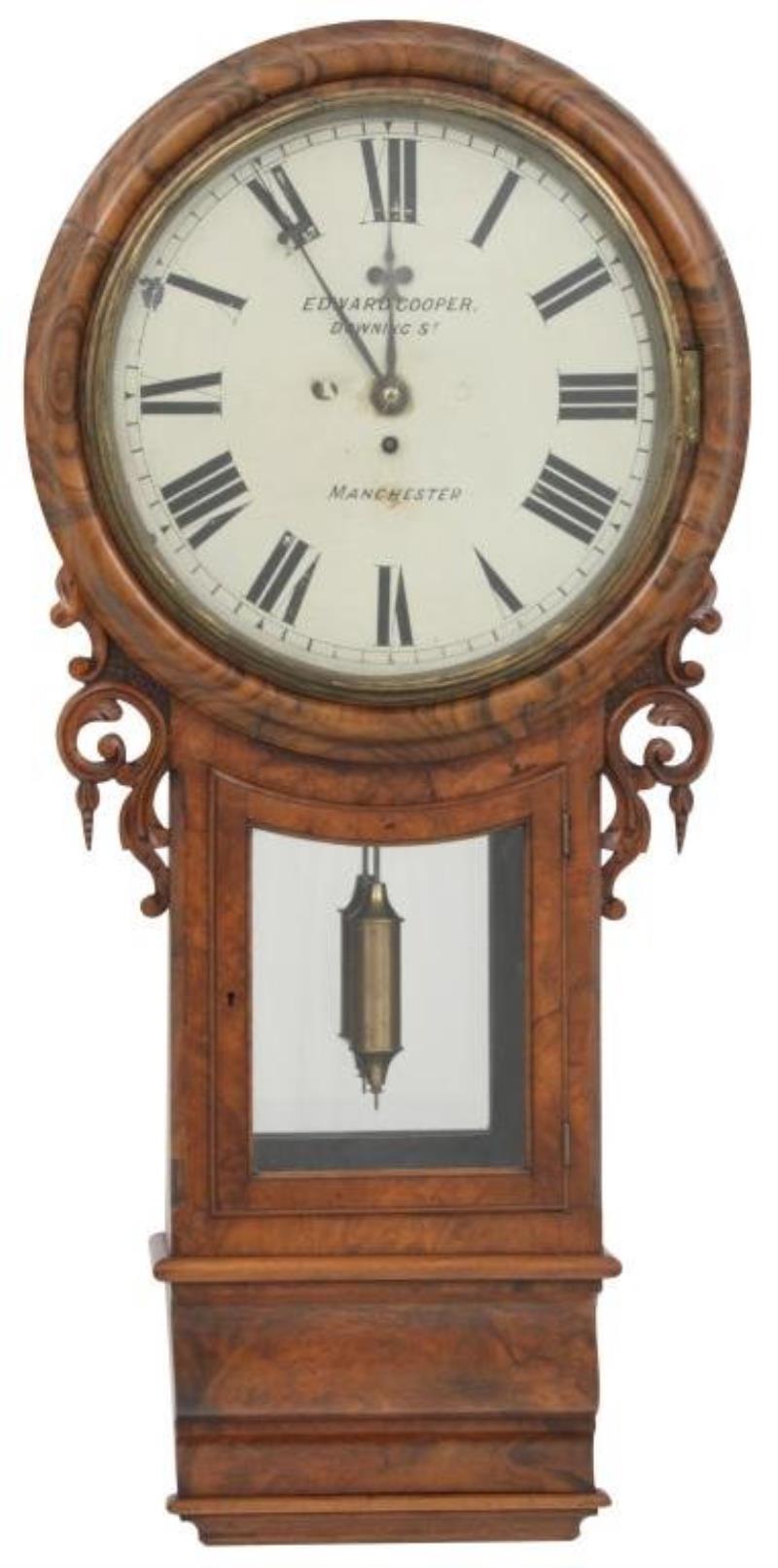 English Fusee Tavern Wall Clock