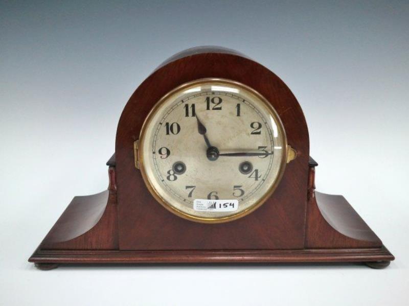 A GUSTAV BECKER 14 DAY MANTEL CLOCK NO. 388